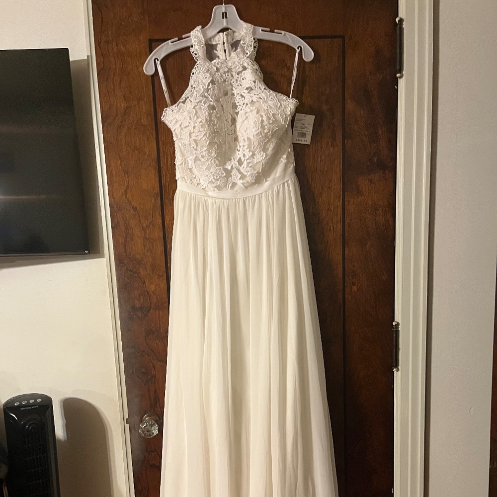 David’s Bridal Ivory Wedding Dress NWT